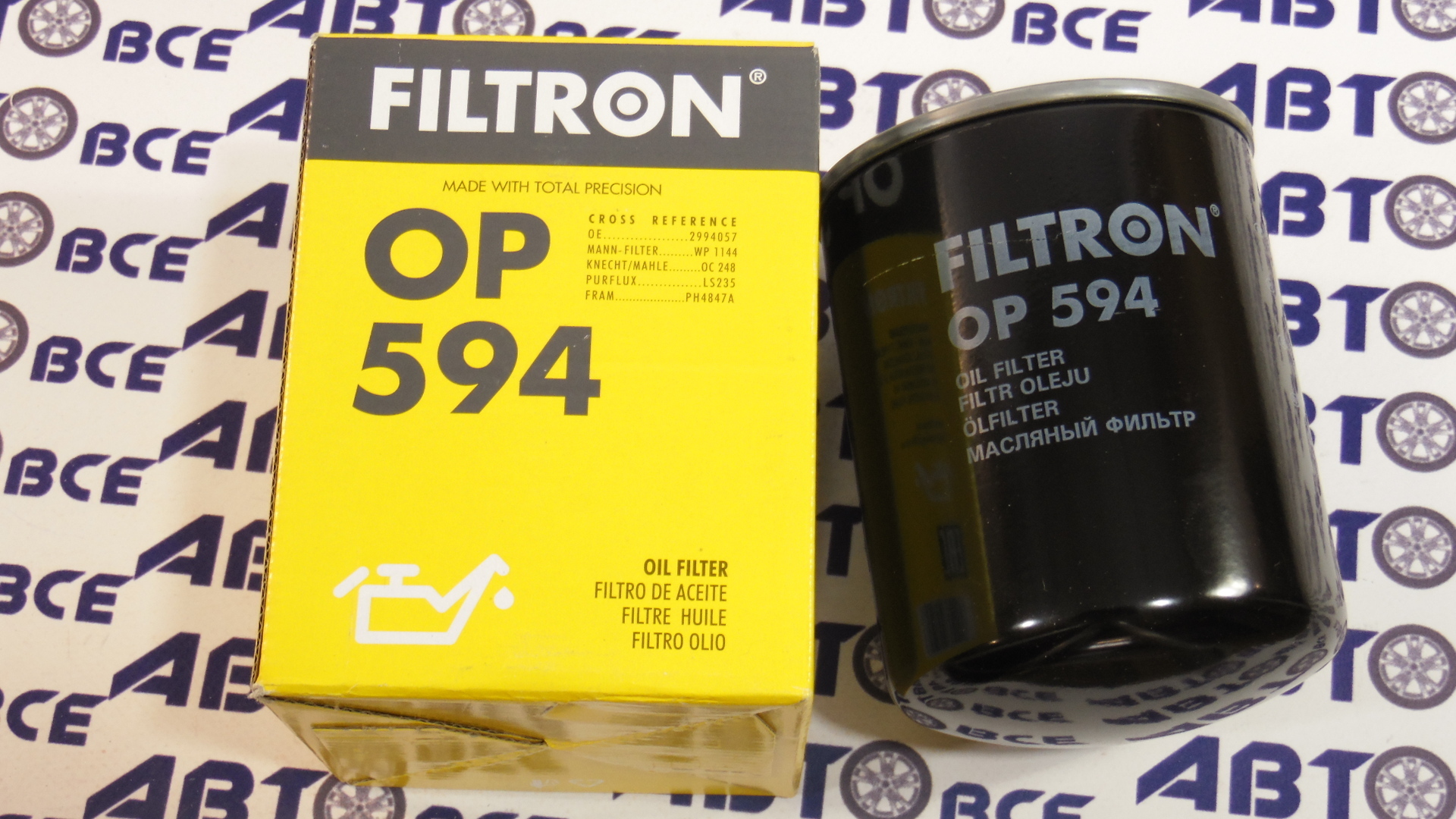 Фильтр масла OP594 FILTRON